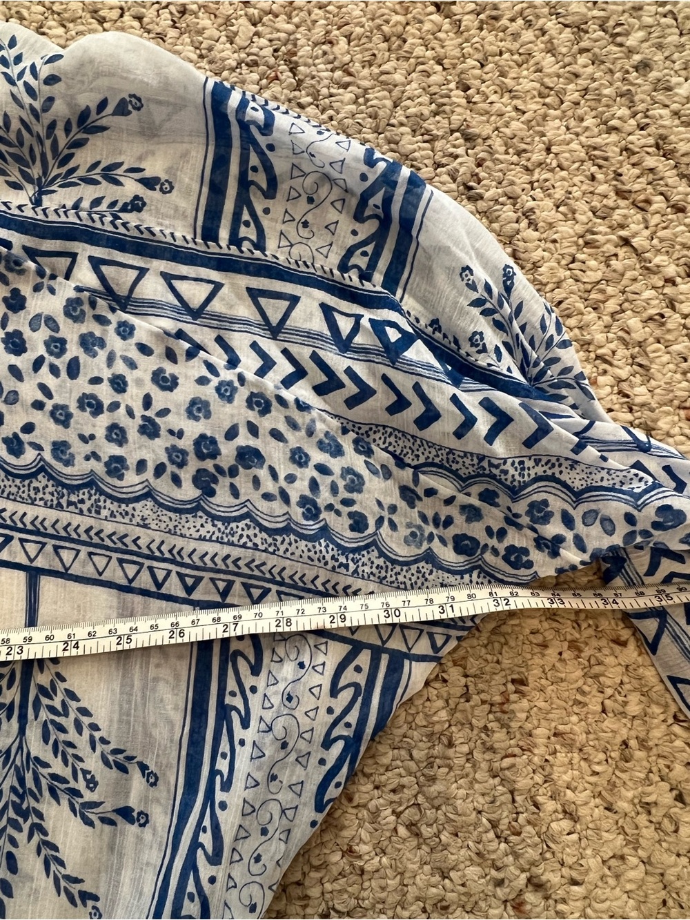 Free people Boho pheasant top -Size:M - Picture 7 of 8
